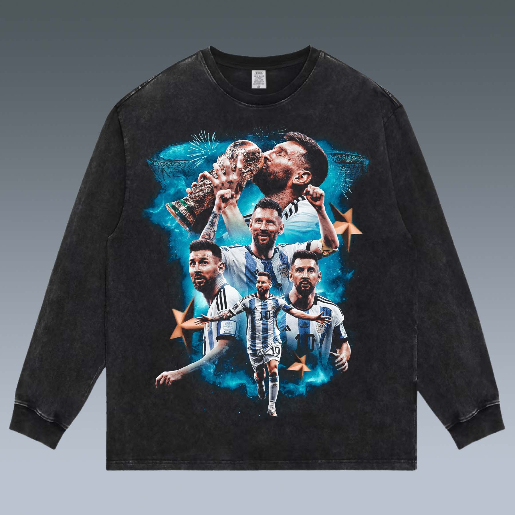 VINTAGE LONG SLEEVE TEE | MESSI - republicanstateiVINTAGE LONG SLEEVE TEE | MESSI - republicanstatei