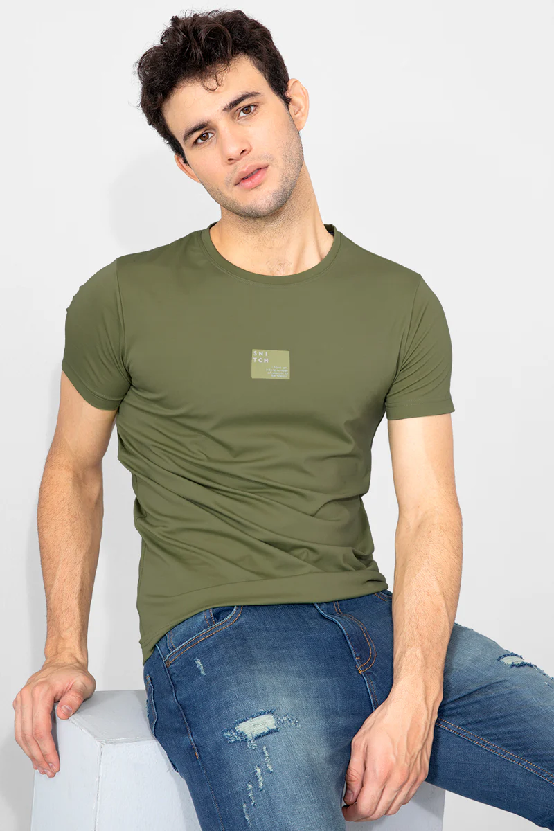 Technical Olive T-Shirt - republicanstateiTechnical Olive T-Shirt - republicanstatei