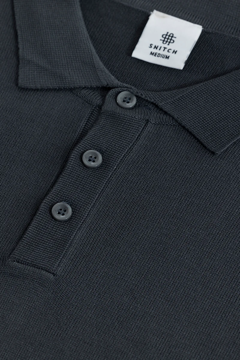 Urban Edge Grey Polo T-Shirt - republicanstateiUrban Edge Grey Polo T-Shirt - republicanstatei