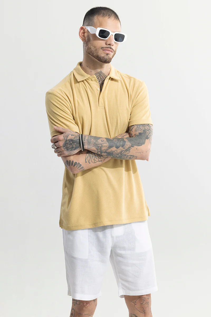 Trent Yellow Polo T-Shirt - republicanstateiTrent Yellow Polo T-Shirt - republicanstatei