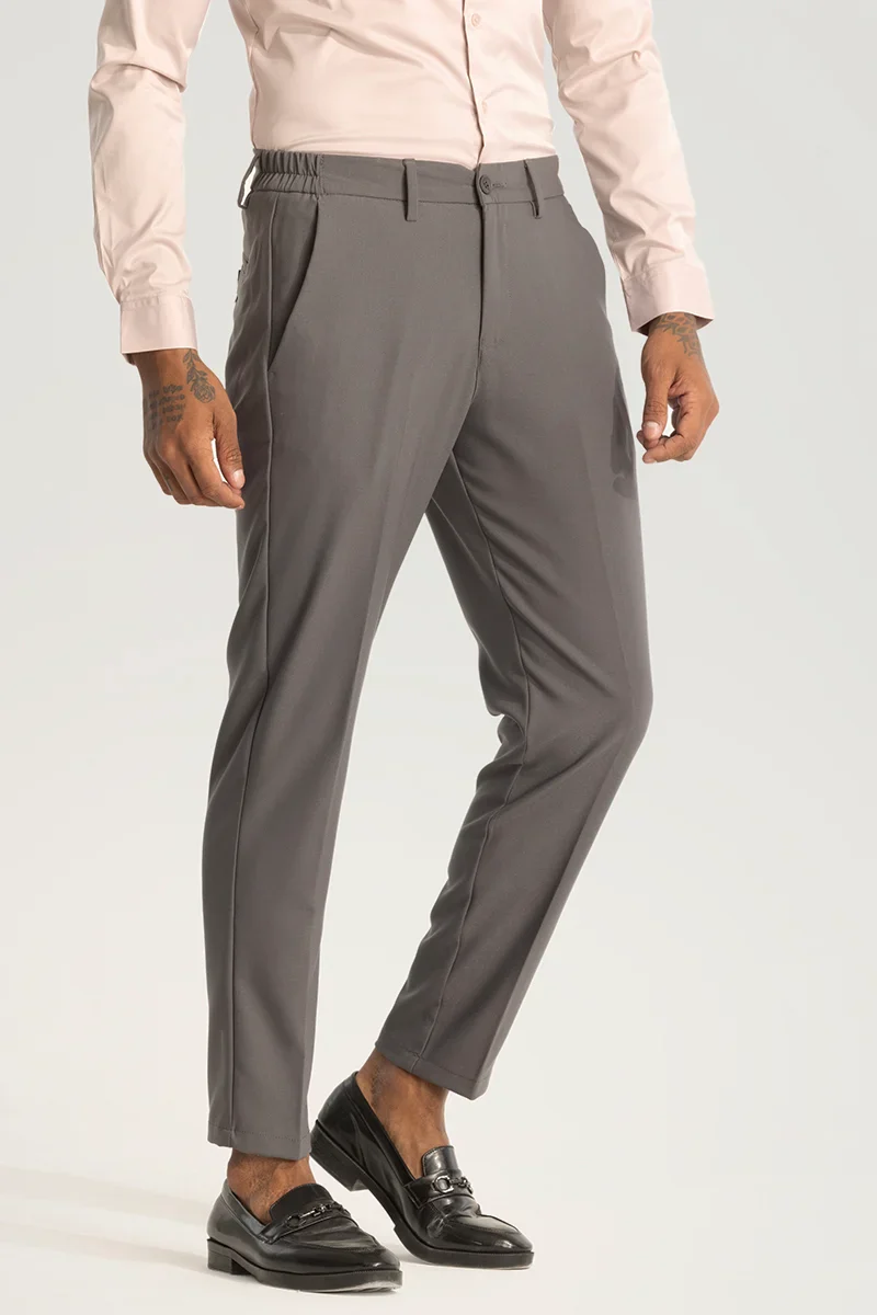 Grey Slim Fit Trousers - republicanstateiGrey Slim Fit Trousers - republicanstatei