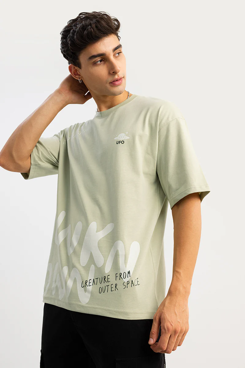 UFO Green Oversized T-Shirt - republicanstateiUFO Green Oversized T-Shirt - republicanstatei