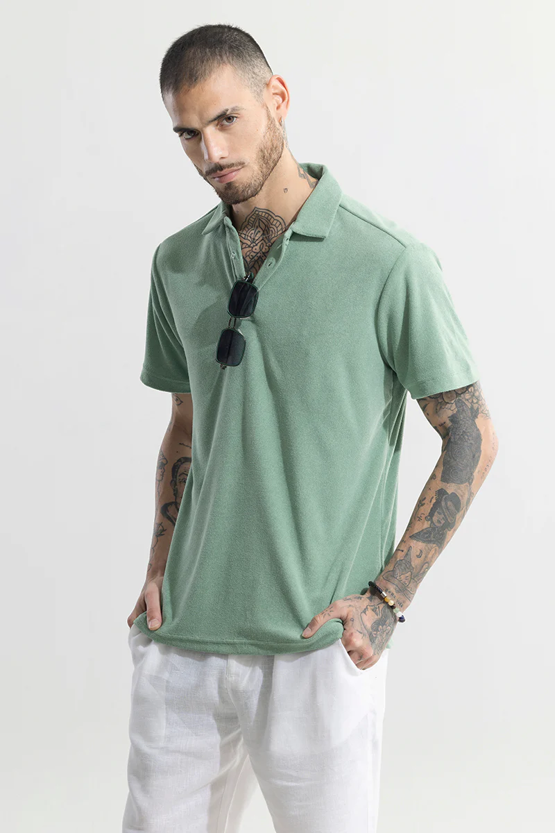 Trent Light Green Polo T-Shirt - republicanstateiTrent Light Green Polo T-Shirt - republicanstatei