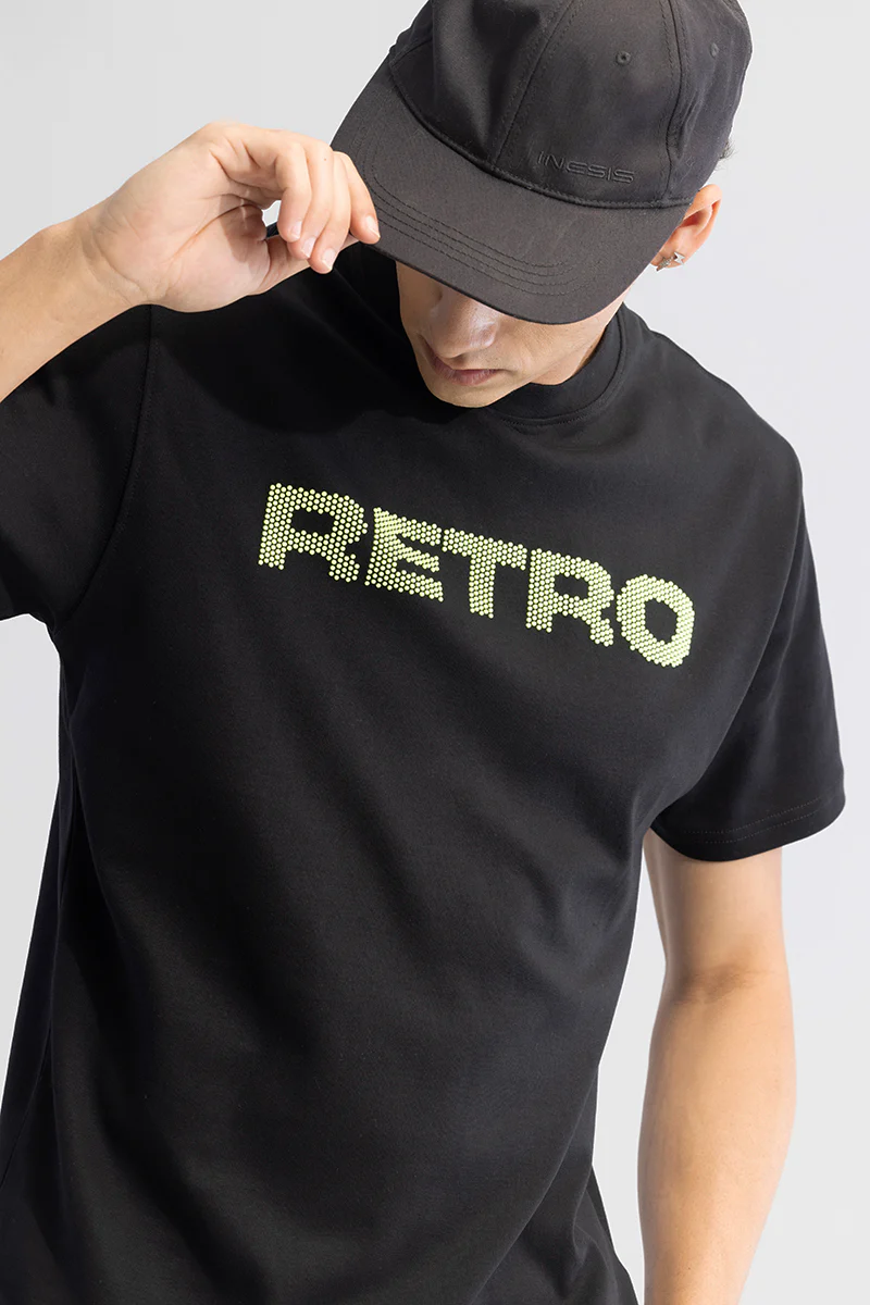 Retro Black T-Shirt - republicanstateiRetro Black T-Shirt - republicanstatei