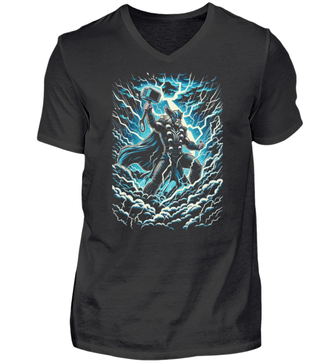 Donnergott - Herren V-Neck Shirt - republicanstateiDonnergott - Herren V-Neck Shirt - republicanstatei