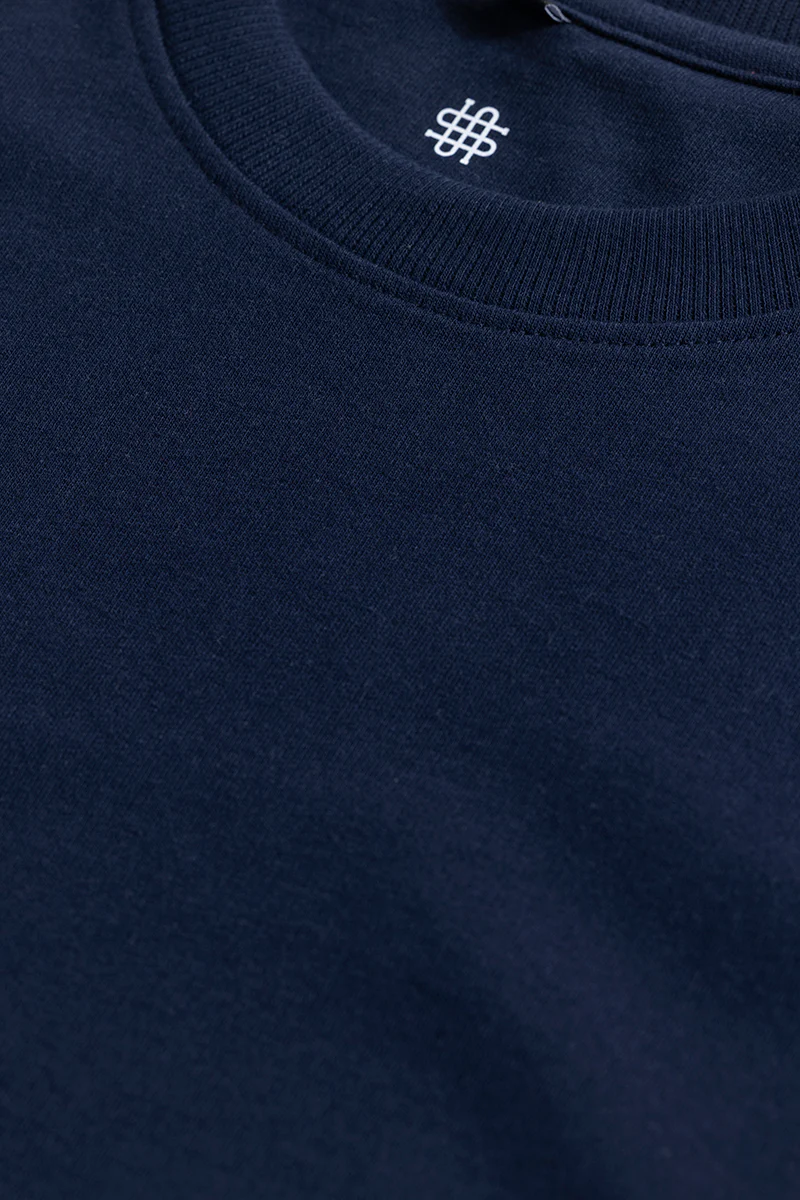 Solitude Navy Oversized T-Shirt - republicanstateiSolitude Navy Oversized T-Shirt - republicanstatei