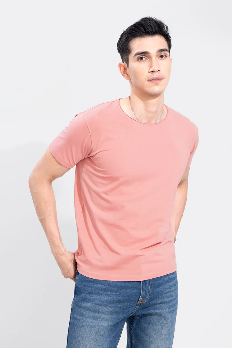 Raw Edge Peach T-Shirt - republicanstateiRaw Edge Peach T-Shirt - republicanstatei
