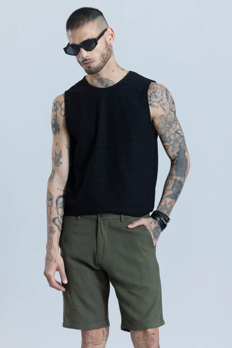 Electro Black Sleeveless T-Shirt - republicanstateiElectro Black Sleeveless T-Shirt - republicanstatei