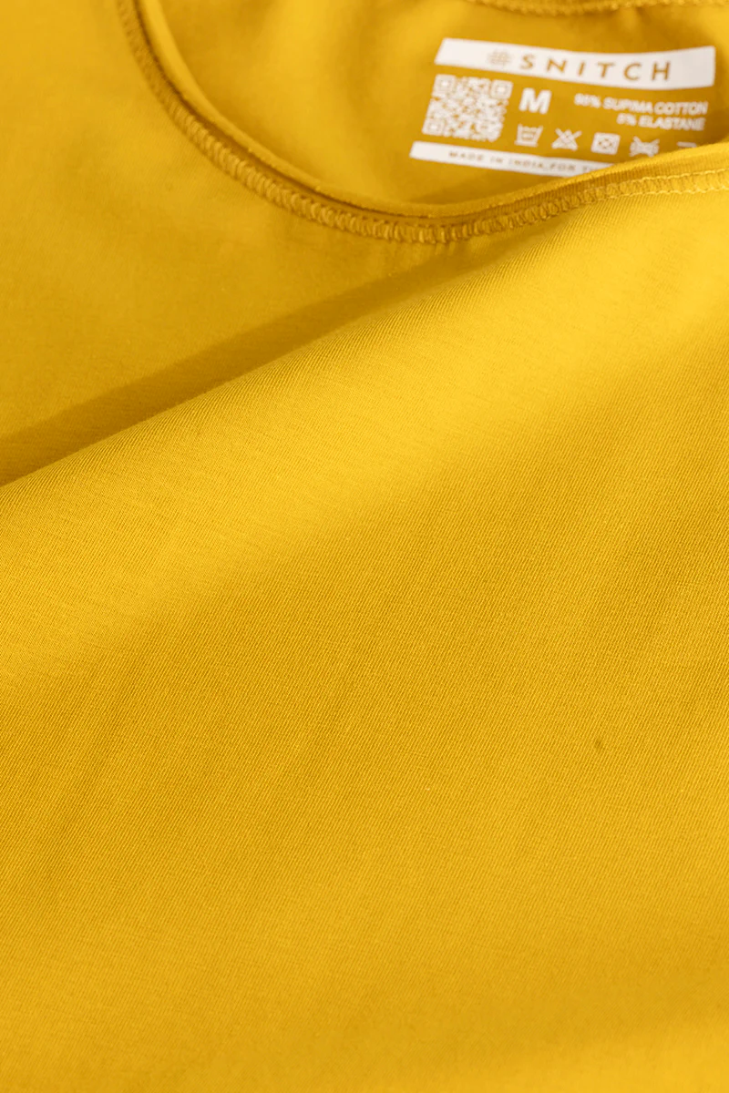 Raw Edge Mustard T-Shirt - republicanstateiRaw Edge Mustard T-Shirt - republicanstatei