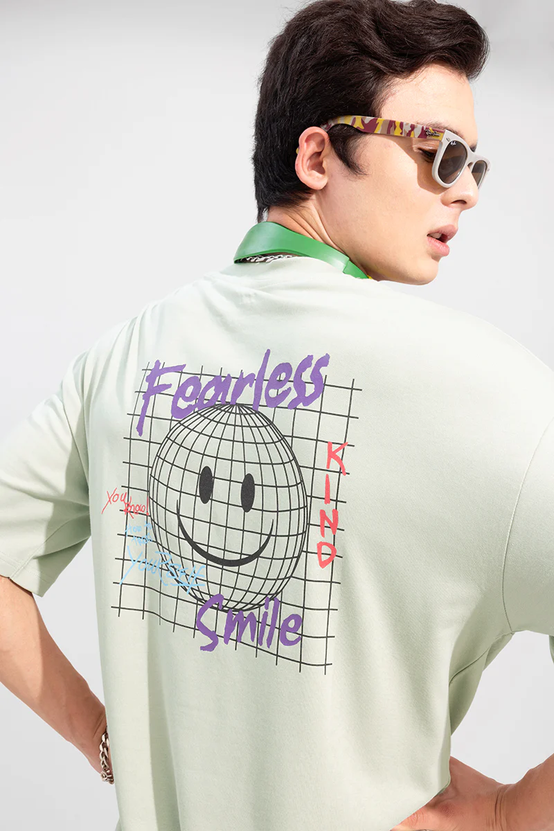 Fearless Grey Oversized T-Shirt - republicanstateiFearless Grey Oversized T-Shirt - republicanstatei