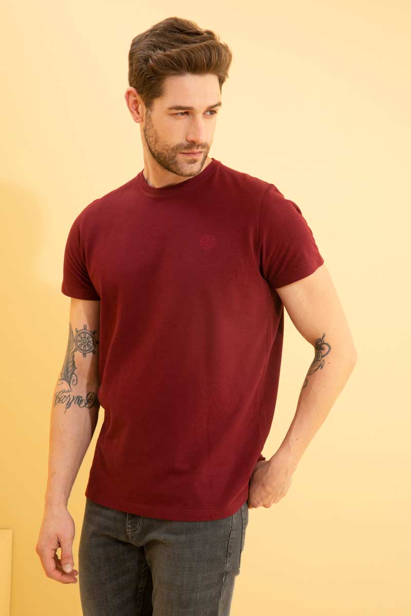 Pique Maroon T-Shirt - republicanstateiPique Maroon T-Shirt - republicanstatei
