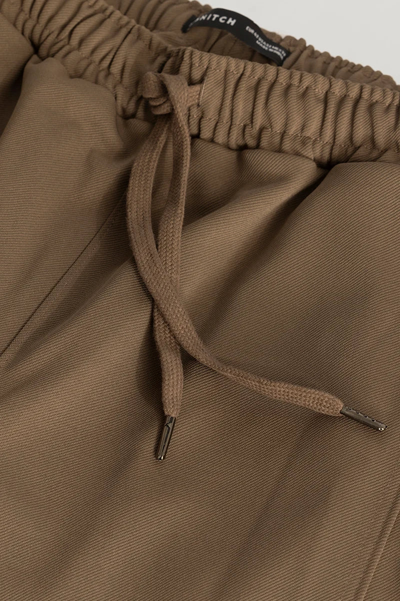 Light Brown Slit Ankle Pants - republicanstateiLight Brown Slit Ankle Pants - republicanstatei