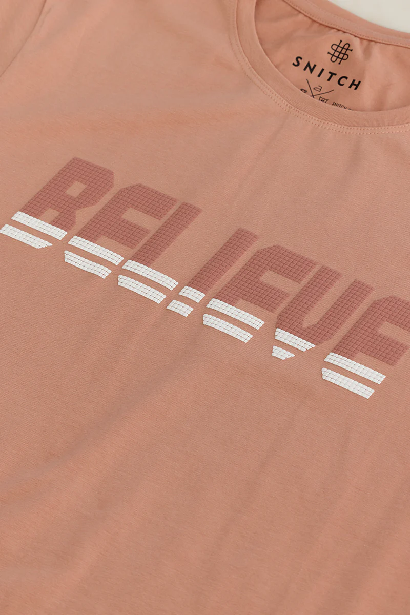 Believe Peach T-Shirt - republicanstateiBelieve Peach T-Shirt - republicanstatei