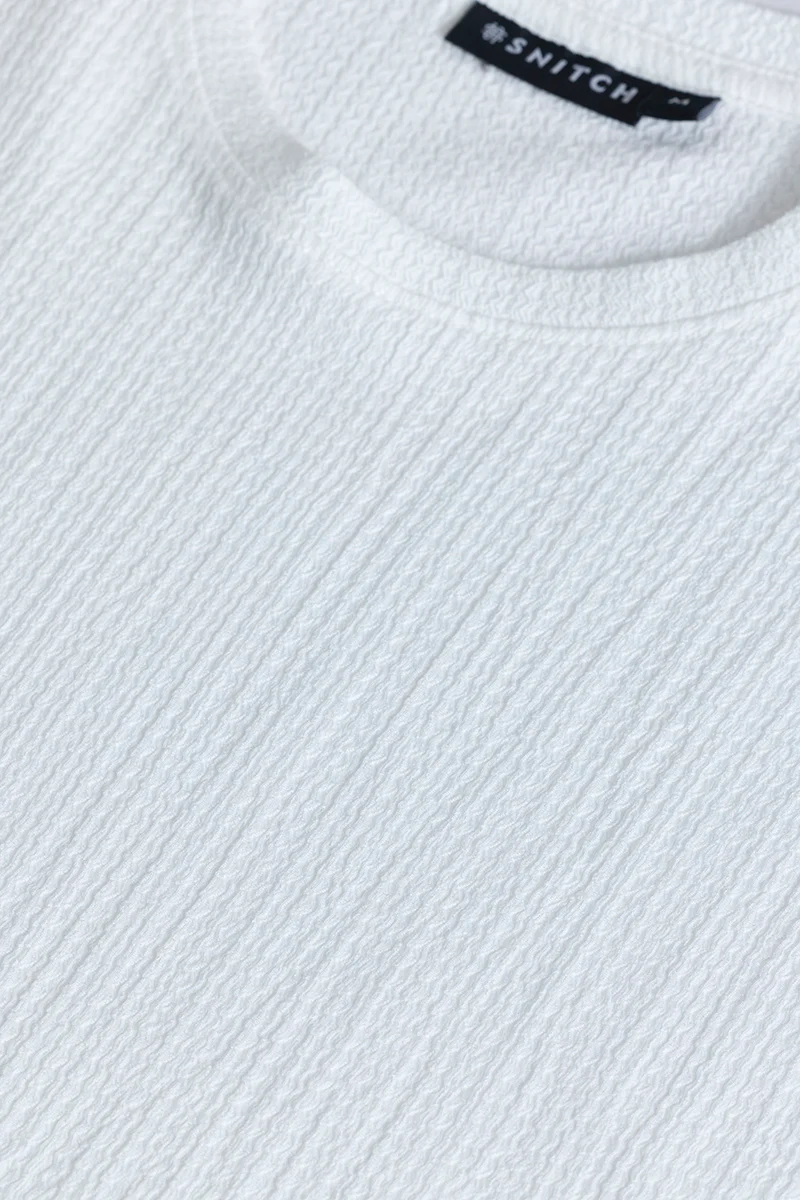 Tactile White Textured T-Shirt - republicanstateiTactile White Textured T-Shirt - republicanstatei