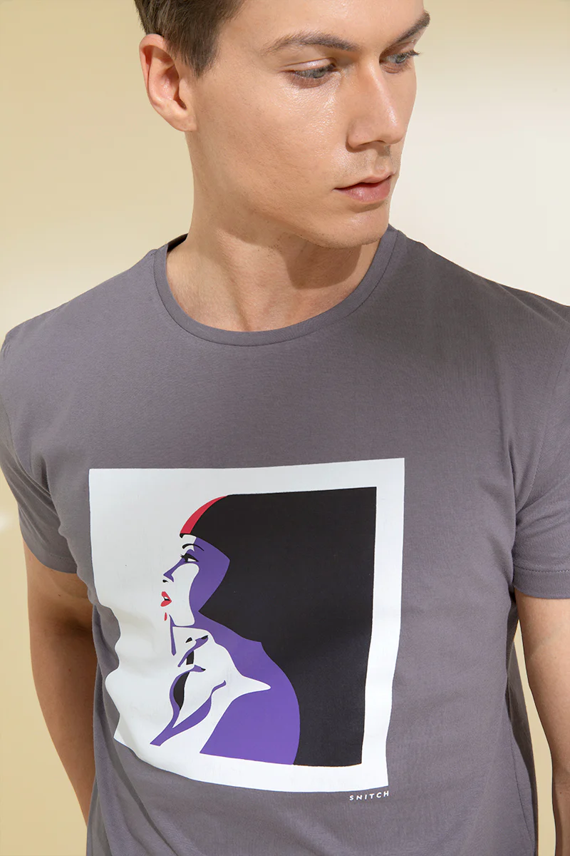 Ladypop Grey Graphic T-Shirt - republicanstateiLadypop Grey Graphic T-Shirt - republicanstatei