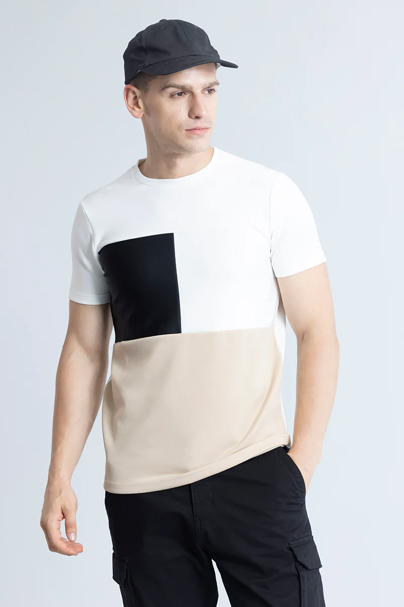 Cut & Stitch Cream T-Shirt - republicanstateiCut & Stitch Cream T-Shirt - republicanstatei