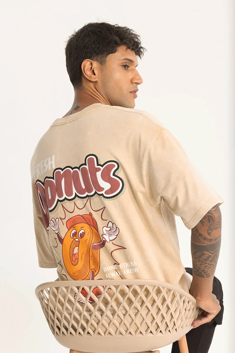 Donuts Cream Oversized T-Shirt - republicanstateiDonuts Cream Oversized T-Shirt - republicanstatei