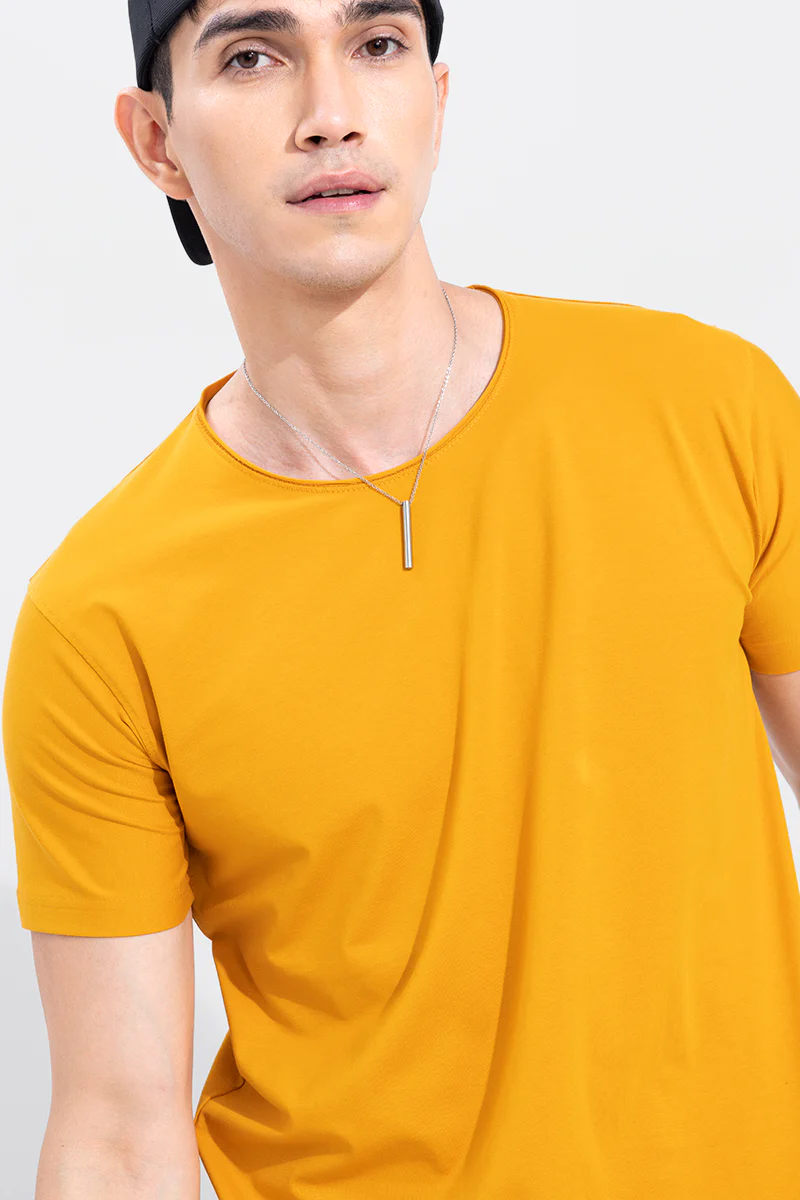 Raw Edge Mustard T-Shirt - republicanstateiRaw Edge Mustard T-Shirt - republicanstatei