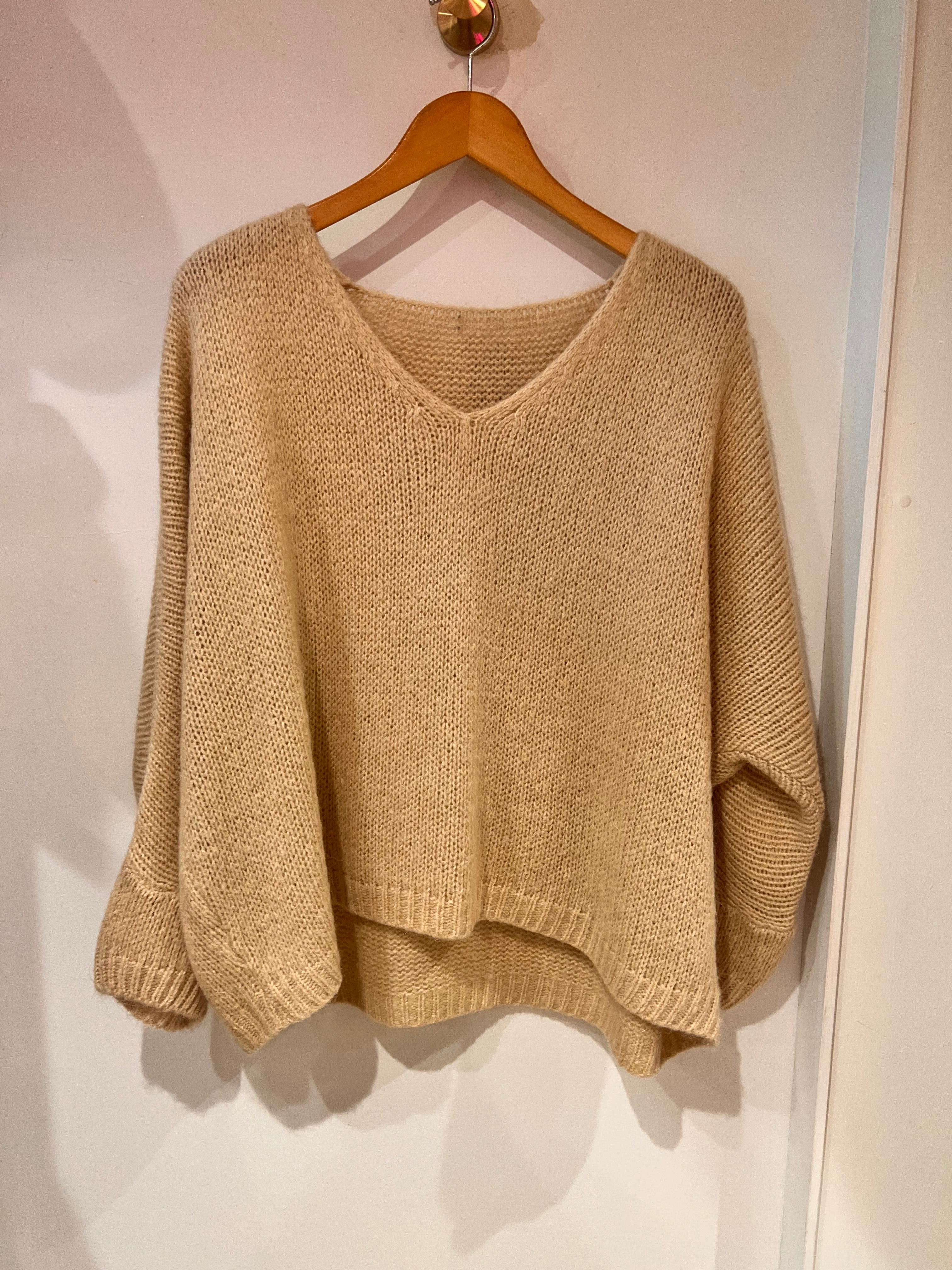 2257 Mohair Jumper - Beige - republicanstatei2257 Mohair Jumper - Beige - republicanstatei