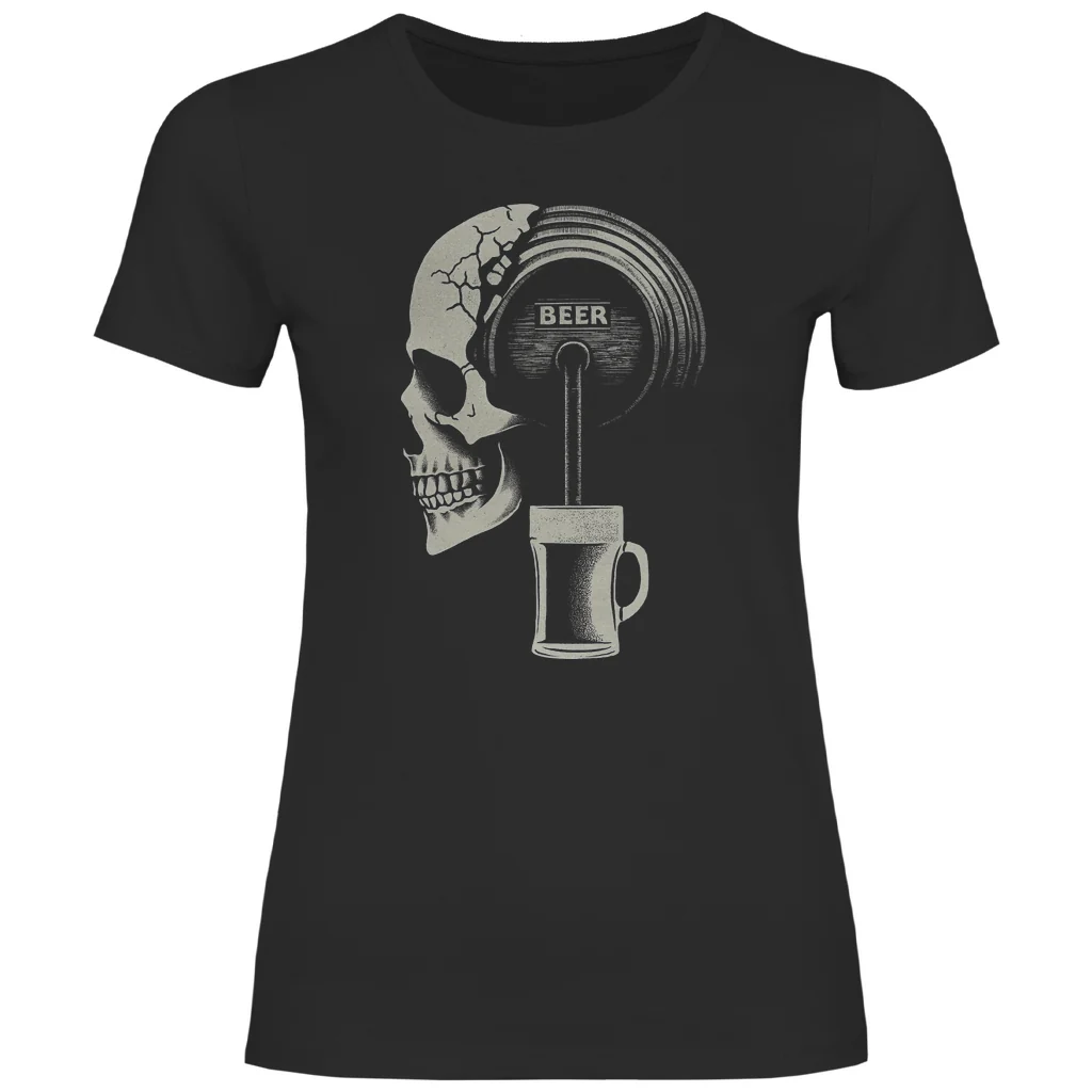 Bier Totenkopf - Damenshirt - republicanstateiBier Totenkopf - Damenshirt - republicanstatei