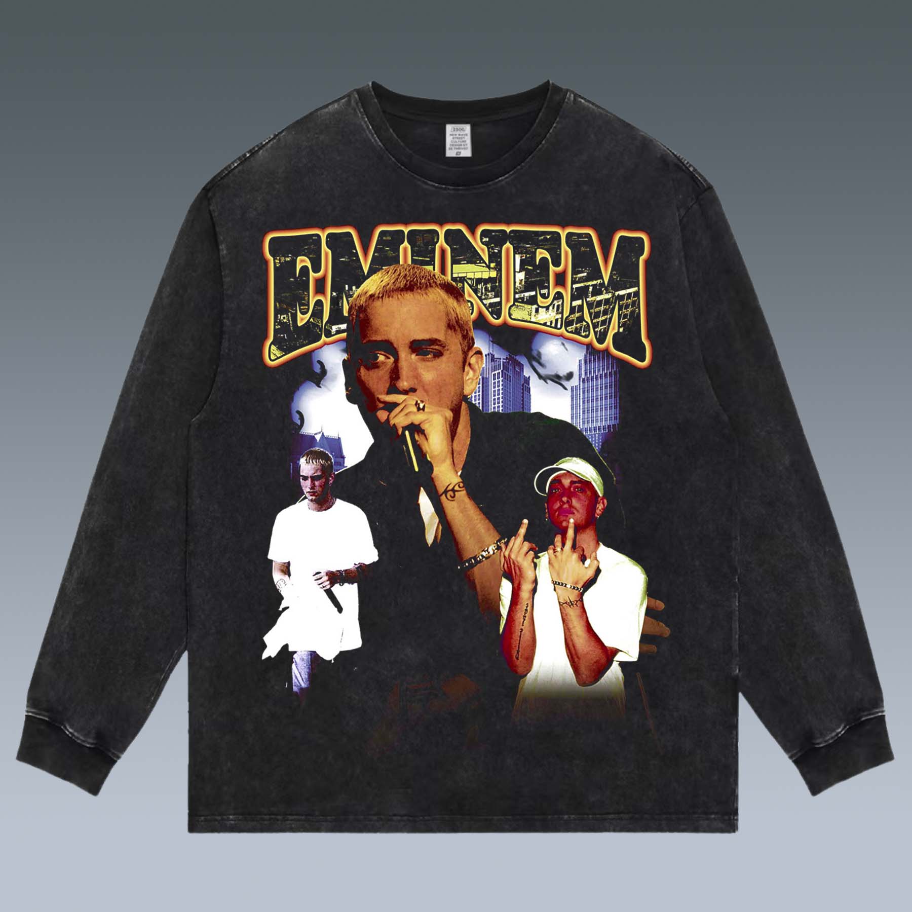 VINTAGE LONG SLEEVE TEE | EMINEM - republicanstateiVINTAGE LONG SLEEVE TEE | EMINEM - republicanstatei