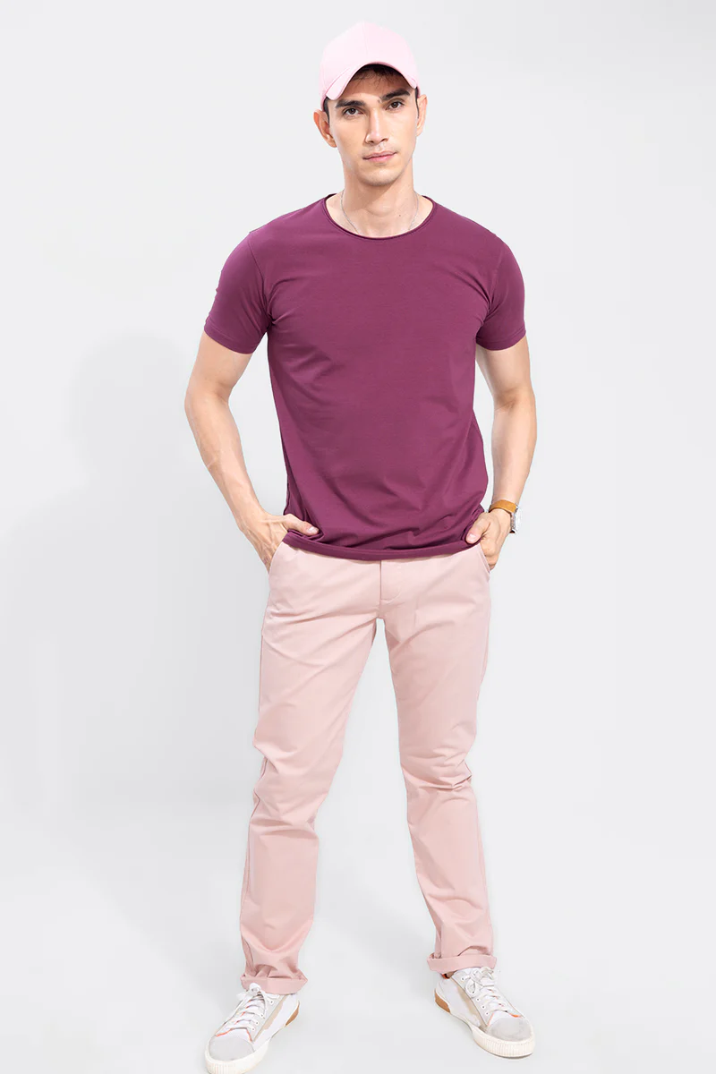 Raw Edge Burgundy T-Shirt - republicanstateiRaw Edge Burgundy T-Shirt - republicanstatei
