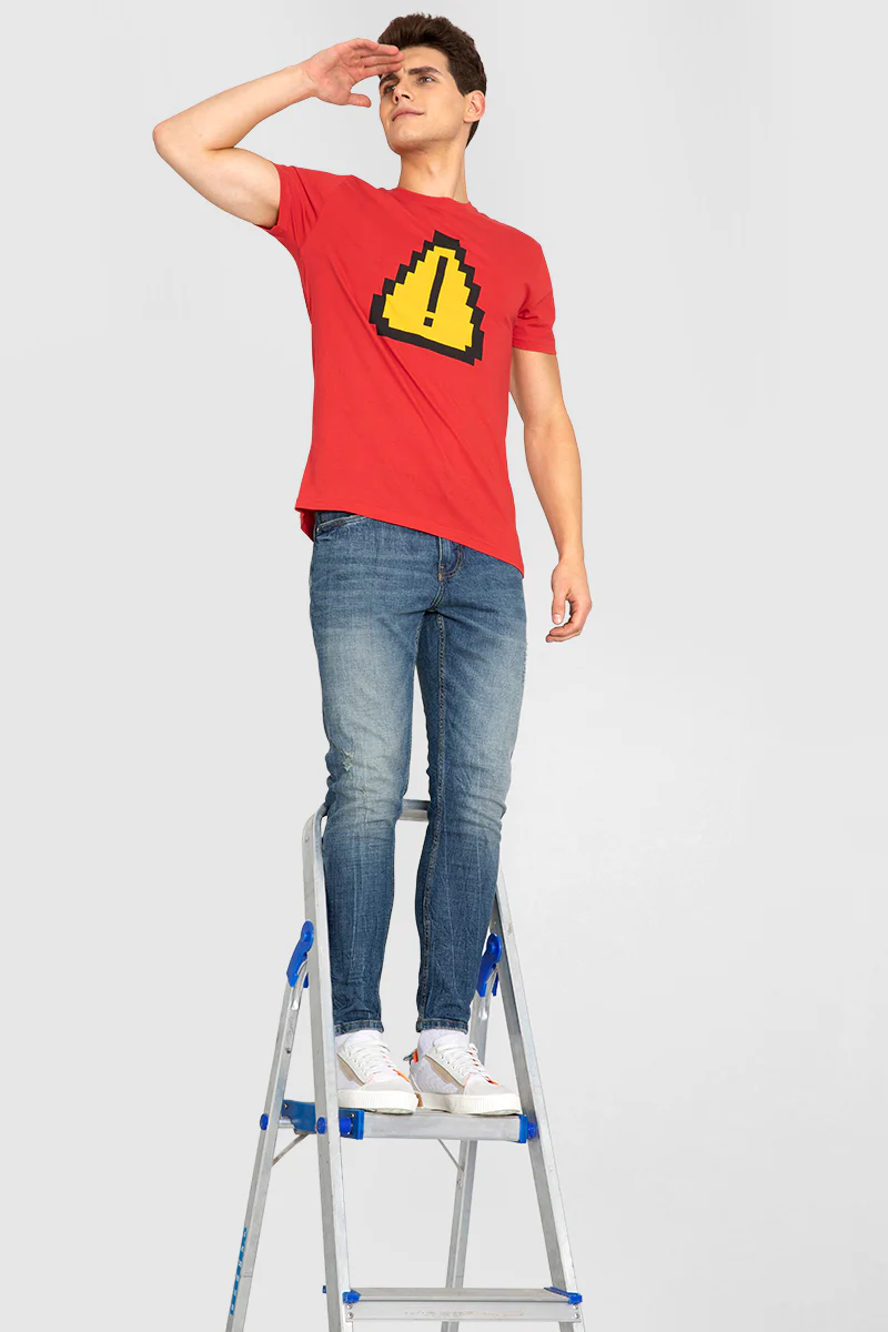 Caution Red T-Shirt - republicanstateiCaution Red T-Shirt - republicanstatei
