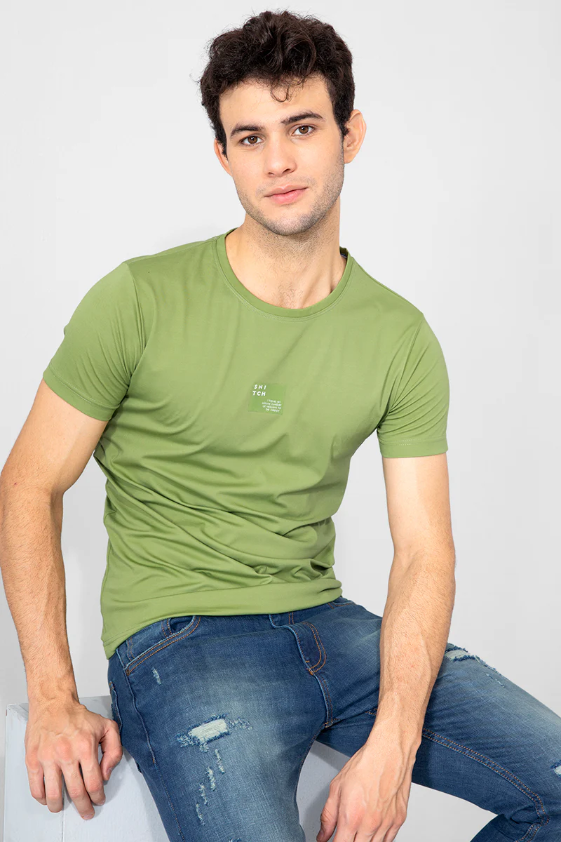 Technical Leaf Green T-Shirt - republicanstateiTechnical Leaf Green T-Shirt - republicanstatei