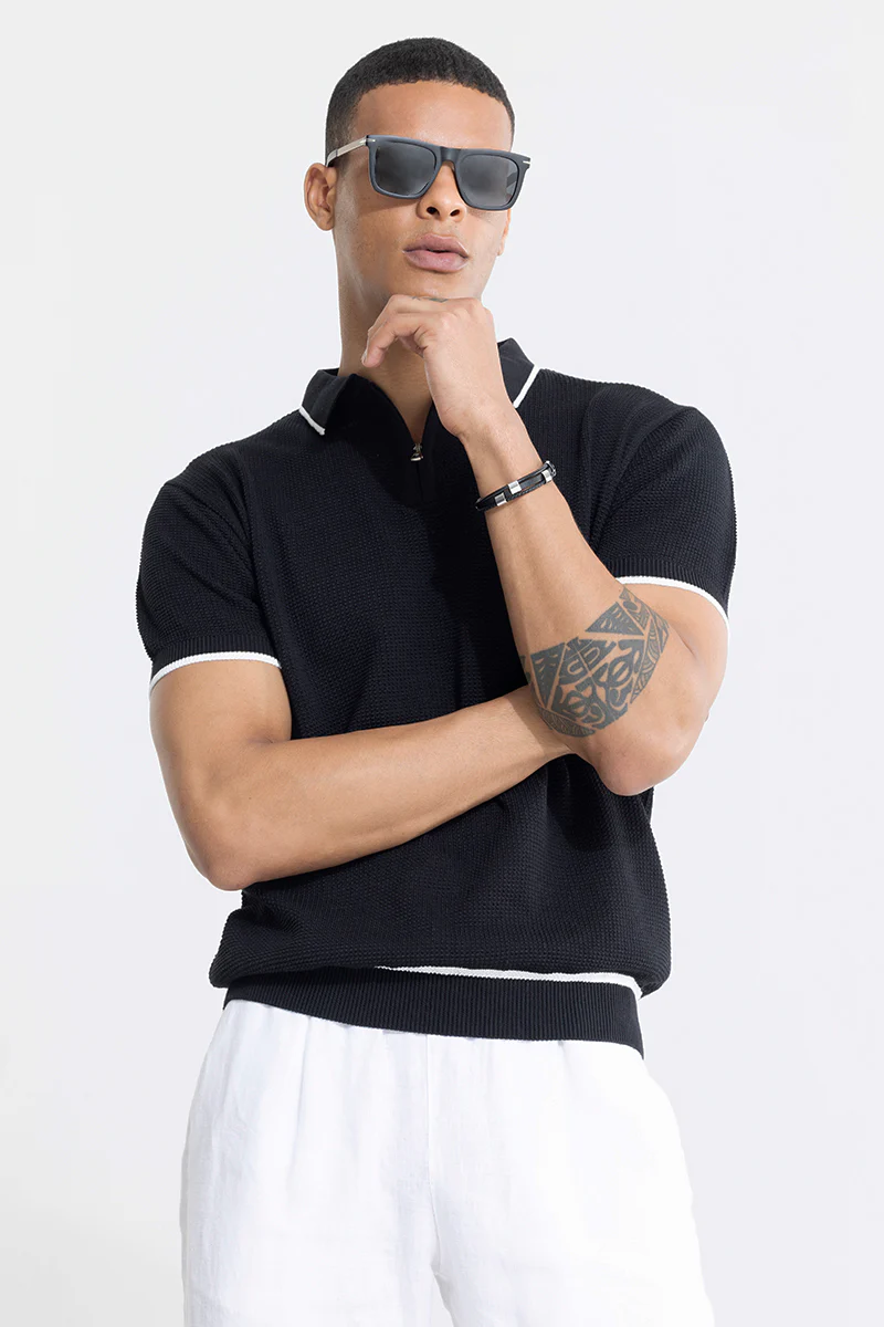 Paladin Black Polo T-Shirt - republicanstateiPaladin Black Polo T-Shirt - republicanstatei