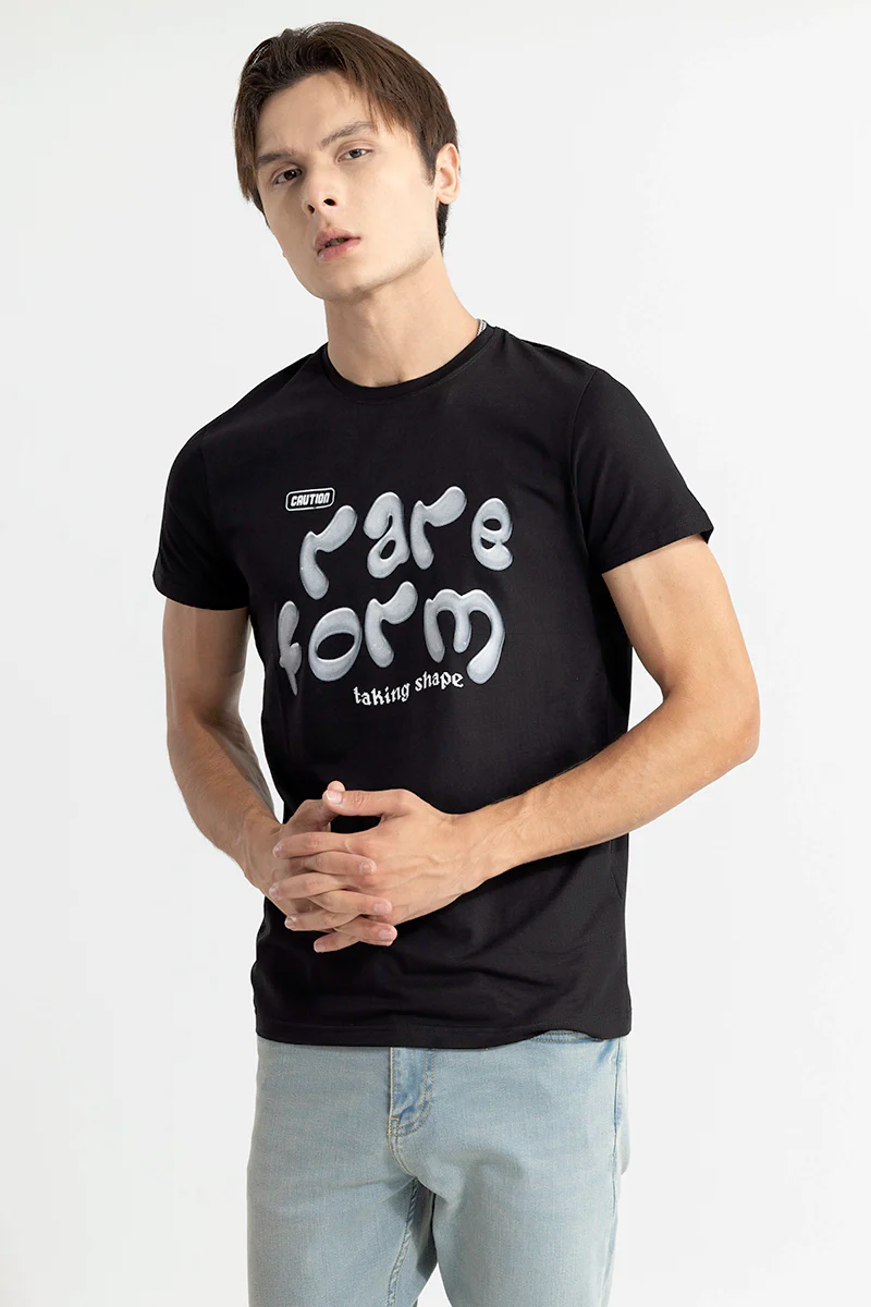 Rare Form Black T-Shirt - republicanstateiRare Form Black T-Shirt - republicanstatei