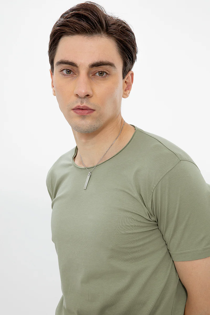 Raw Edge Green T-Shirt - republicanstateiRaw Edge Green T-Shirt - republicanstatei