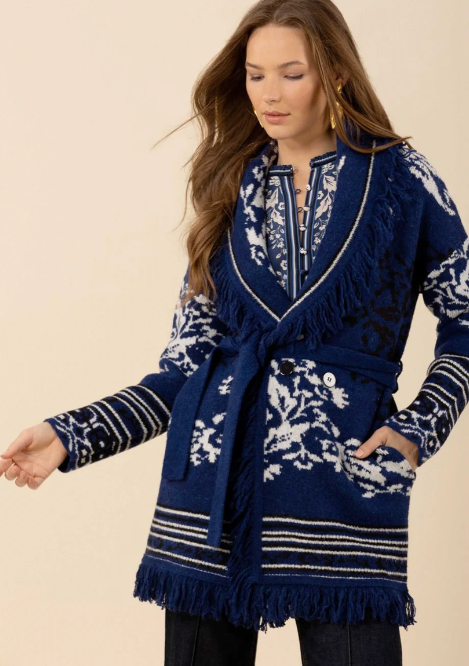Fringed Cardigan - republicanstateiFringed Cardigan - republicanstatei