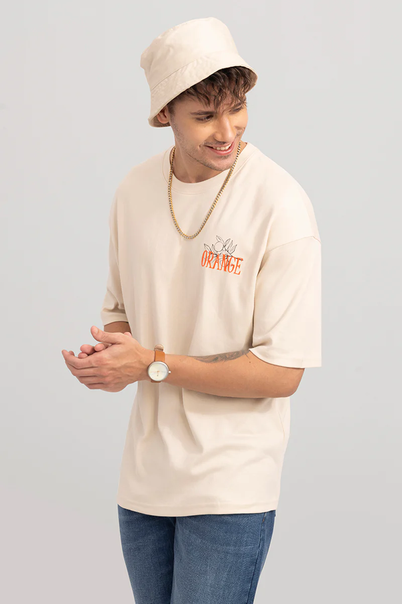 Squeeze Cream Oversized T-Shirt - republicanstateiSqueeze Cream Oversized T-Shirt - republicanstatei