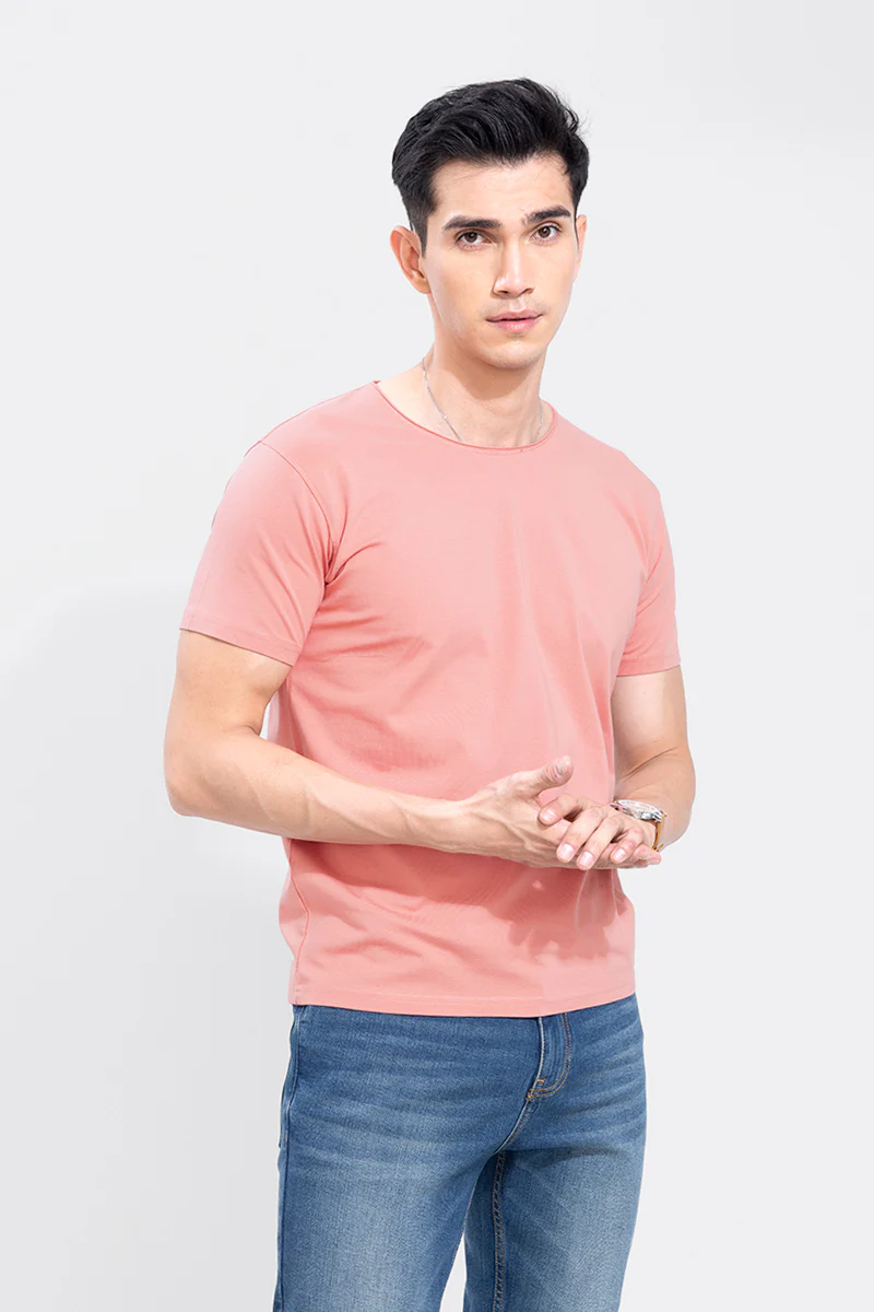Raw Edge Peach T-Shirt - republicanstateiRaw Edge Peach T-Shirt - republicanstatei