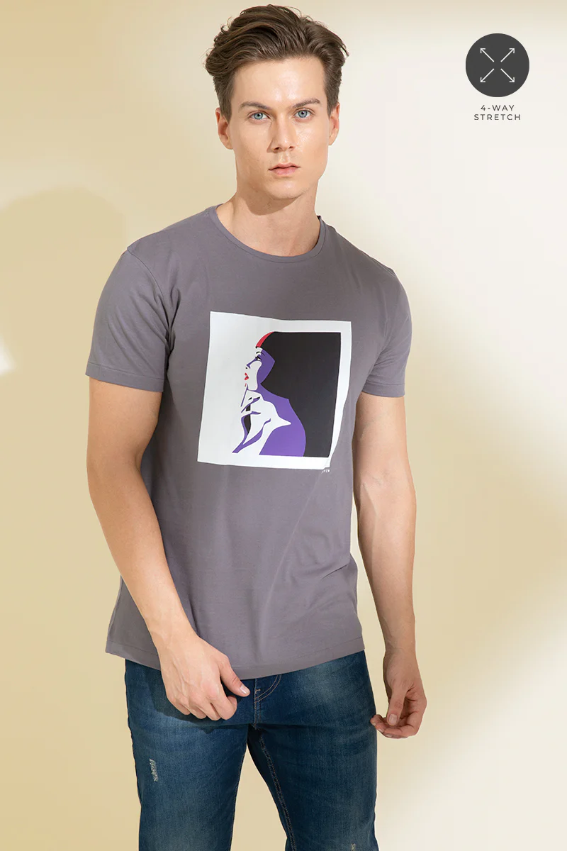 Ladypop Grey Graphic T-Shirt - republicanstateiLadypop Grey Graphic T-Shirt - republicanstatei