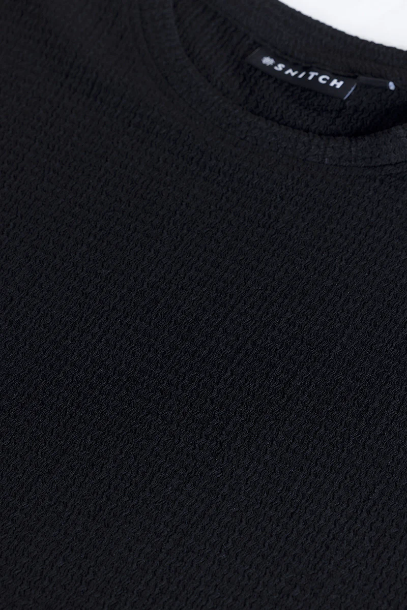 Tactile Black Textured T-Shirt - republicanstateiTactile Black Textured T-Shirt - republicanstatei