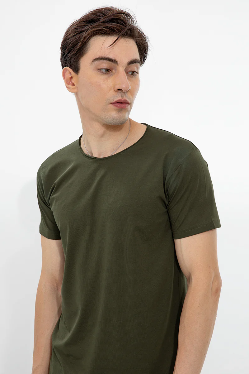 Raw Edge Olive T-Shirt - republicanstateiRaw Edge Olive T-Shirt - republicanstatei