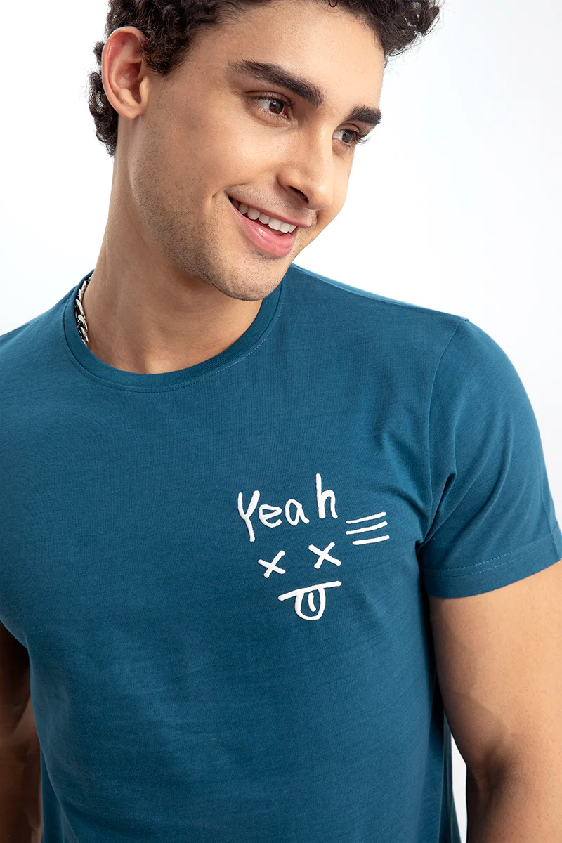 Yeah Teal Blue T-Shirt - republicanstateiYeah Teal Blue T-Shirt - republicanstatei