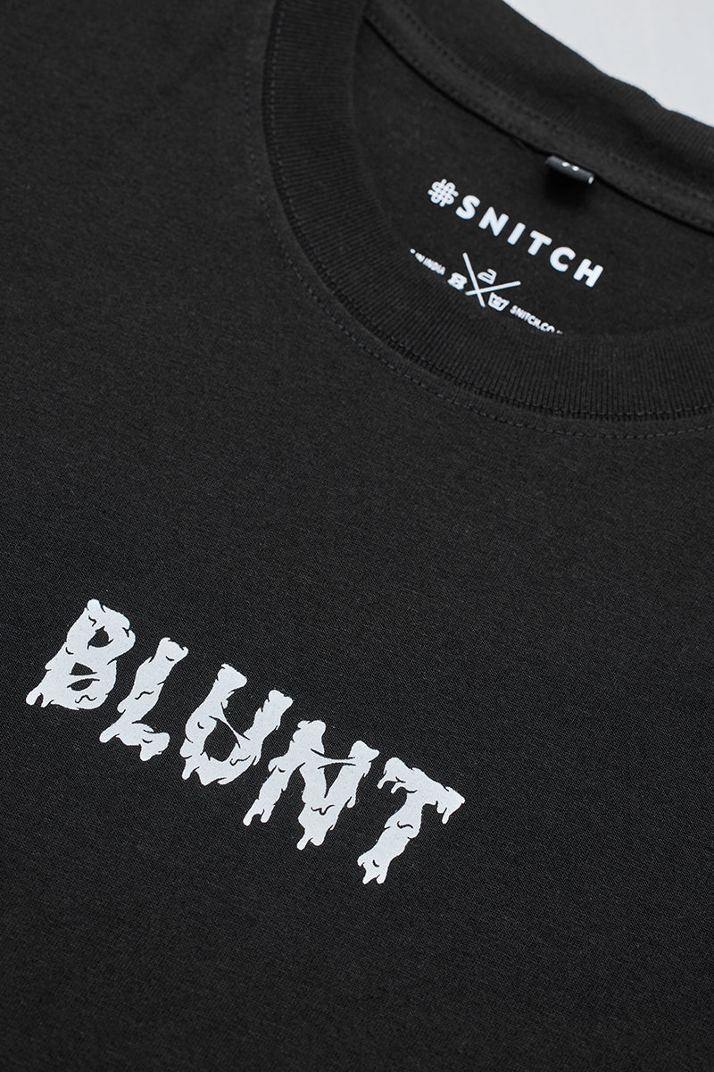 Blunt Black Oversized T-Shirt - republicanstateiBlunt Black Oversized T-Shirt - republicanstatei