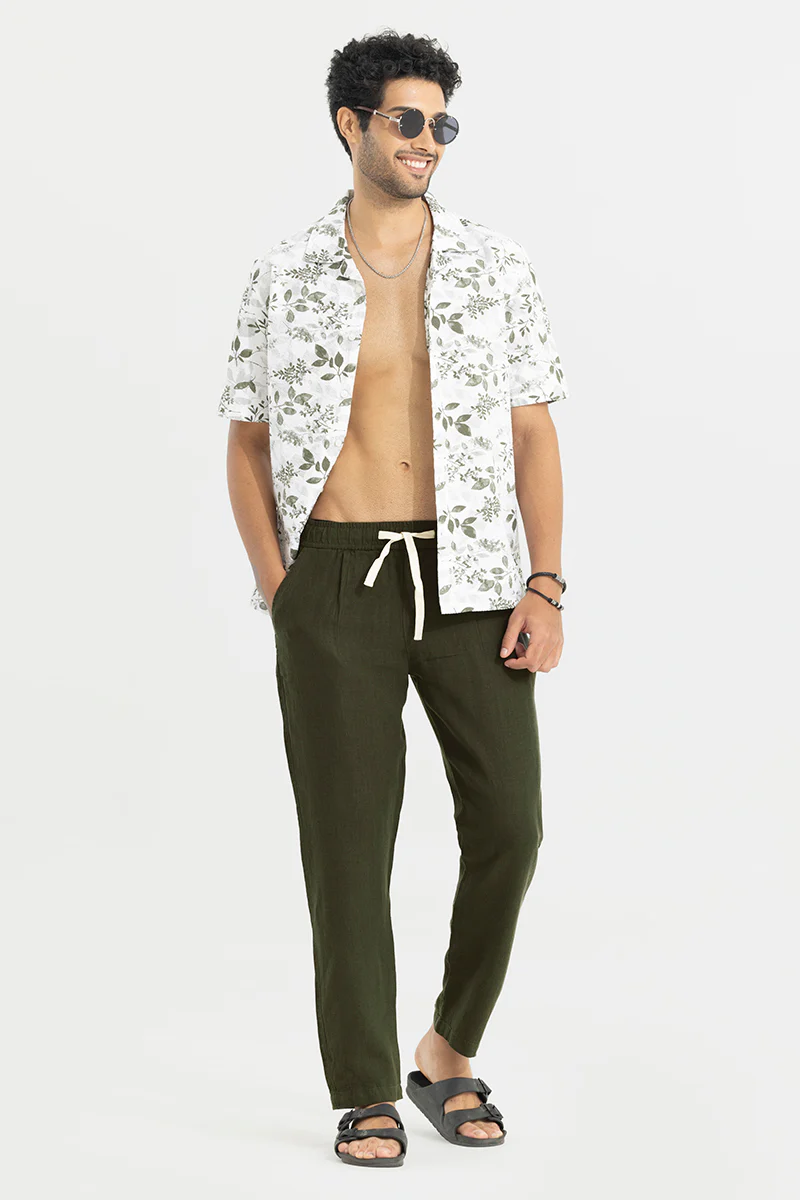 Ace Olive Linen Pant - republicanstateiAce Olive Linen Pant - republicanstatei