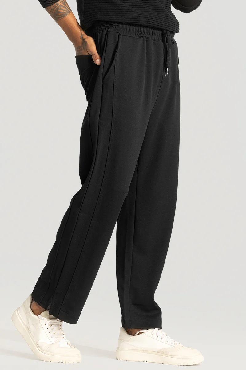 Black Slit Ankle Pants - republicanstateiBlack Slit Ankle Pants - republicanstatei