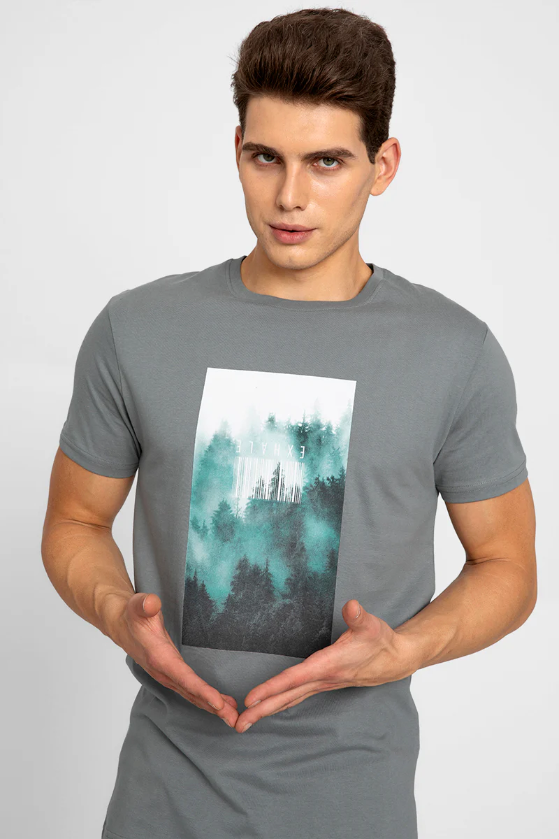 Exhale Grey T-Shirt - republicanstateiExhale Grey T-Shirt - republicanstatei