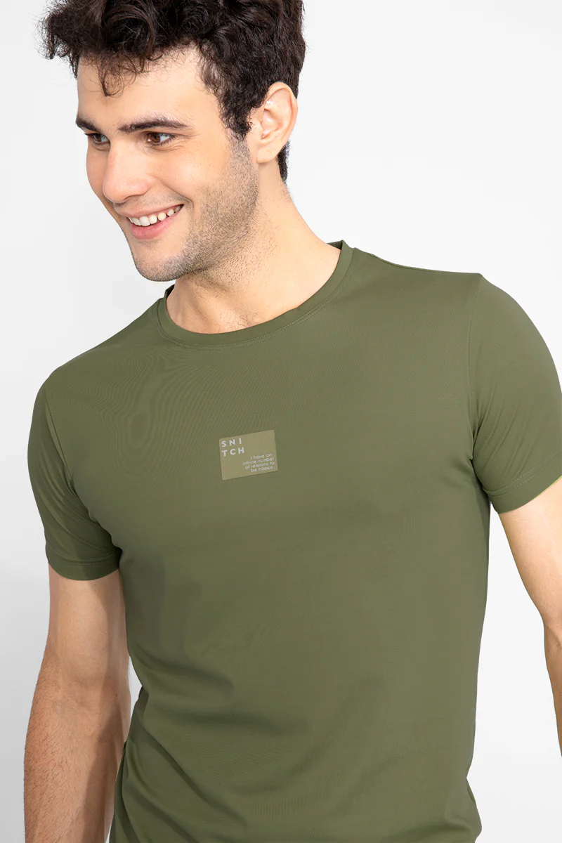 Technical Olive T-Shirt - republicanstateiTechnical Olive T-Shirt - republicanstatei
