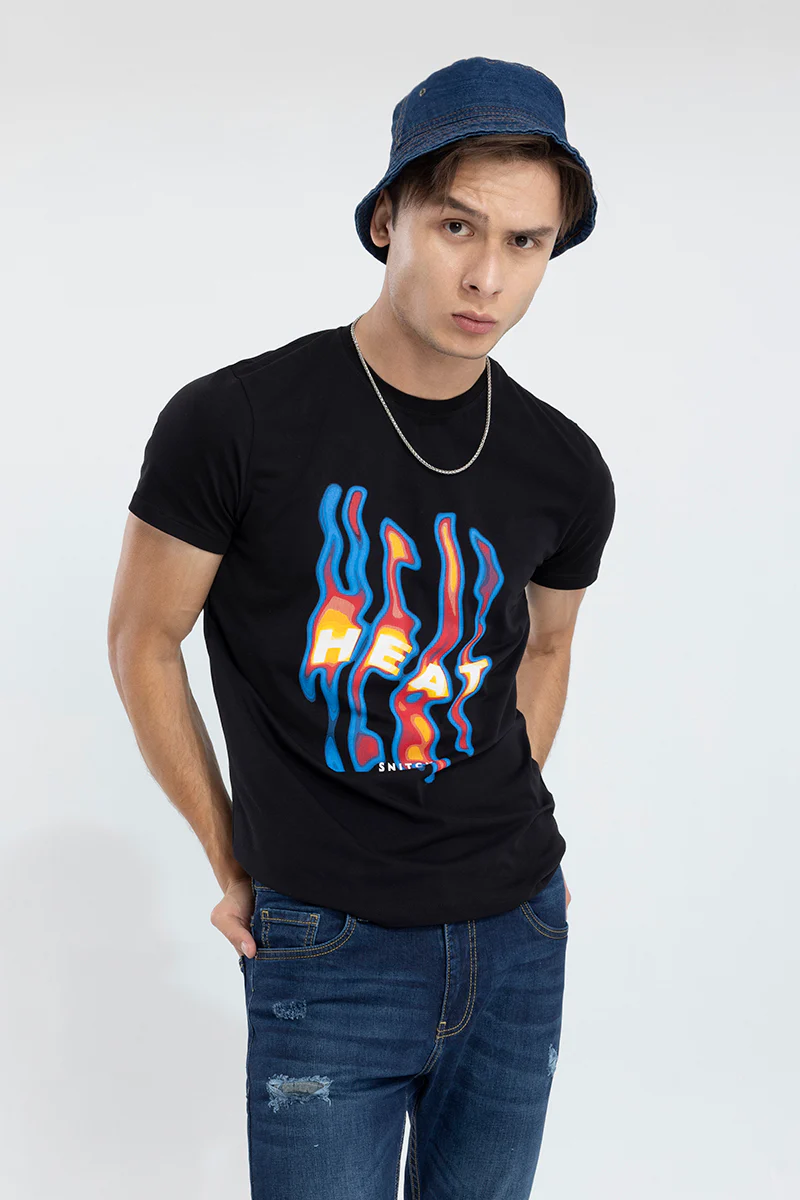Heat Black T-Shirt - republicanstateiHeat Black T-Shirt - republicanstatei
