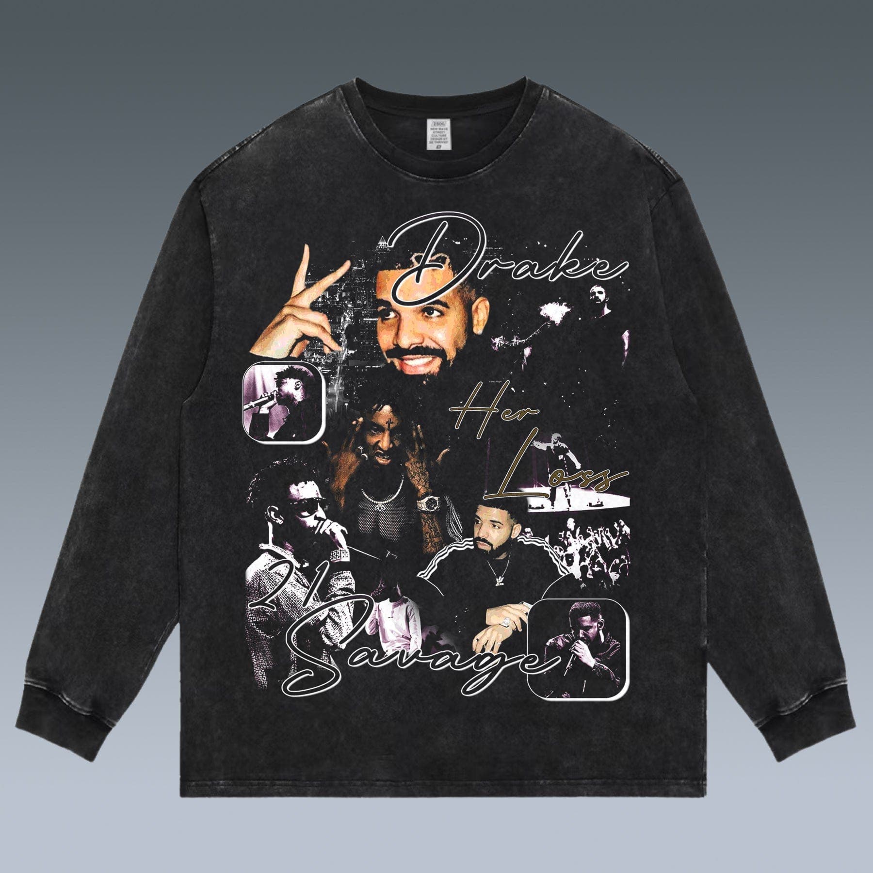 VINTAGE LONG SLEEVE TEE | DRAKE - republicanstateiVINTAGE LONG SLEEVE TEE | DRAKE - republicanstatei
