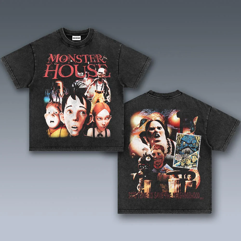 VINTAGE TEE | MONSTER HOUSE - republicanstateiVINTAGE TEE | MONSTER HOUSE - republicanstatei