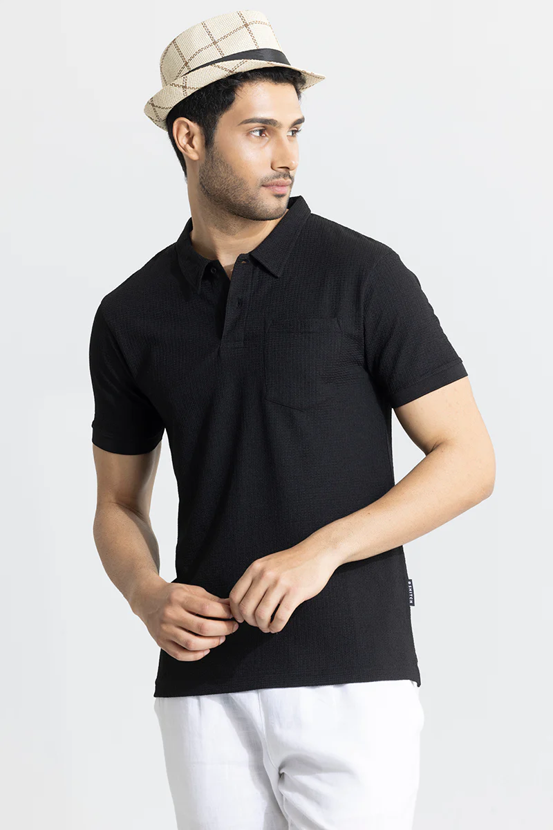Roller Black Polo T-Shirt - republicanstateiRoller Black Polo T-Shirt - republicanstatei