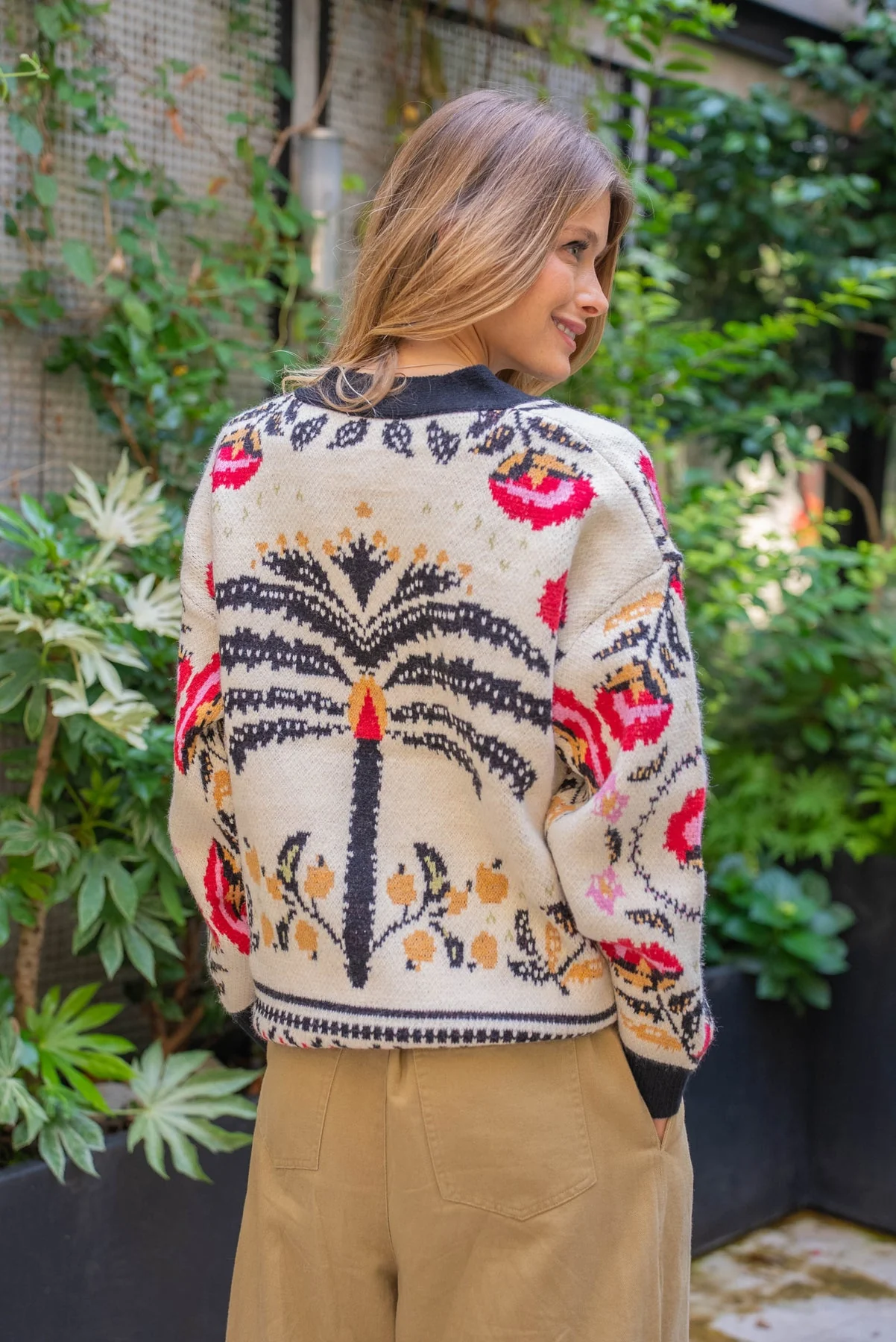 Nikki Printed Cardigan - republicanstateiNikki Printed Cardigan - republicanstatei
