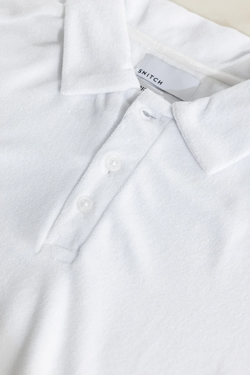 Trent White Polo T-Shirt - republicanstateiTrent White Polo T-Shirt - republicanstatei