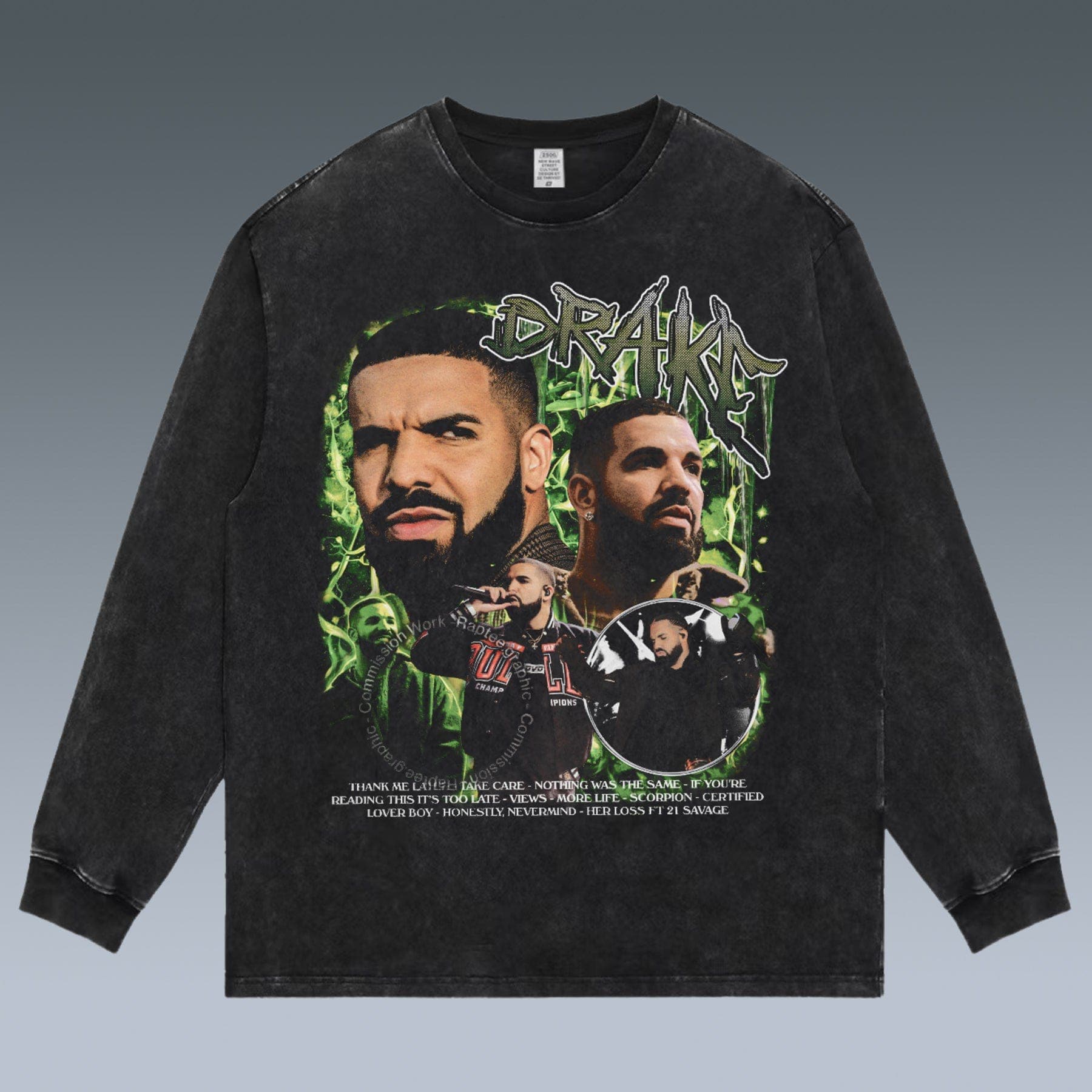 VINTAGE LONG SLEEVE TEE | DRAKE - republicanstateiVINTAGE LONG SLEEVE TEE | DRAKE - republicanstatei